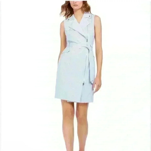 Calvin Klein size 2 light  blue dress - Picture 4 of 4